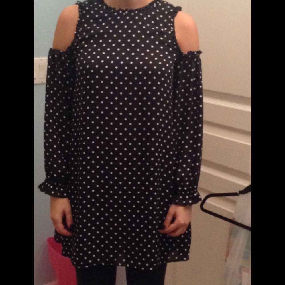 ❤️SALE 2 for 25$❤️ Black and white polka dot dress